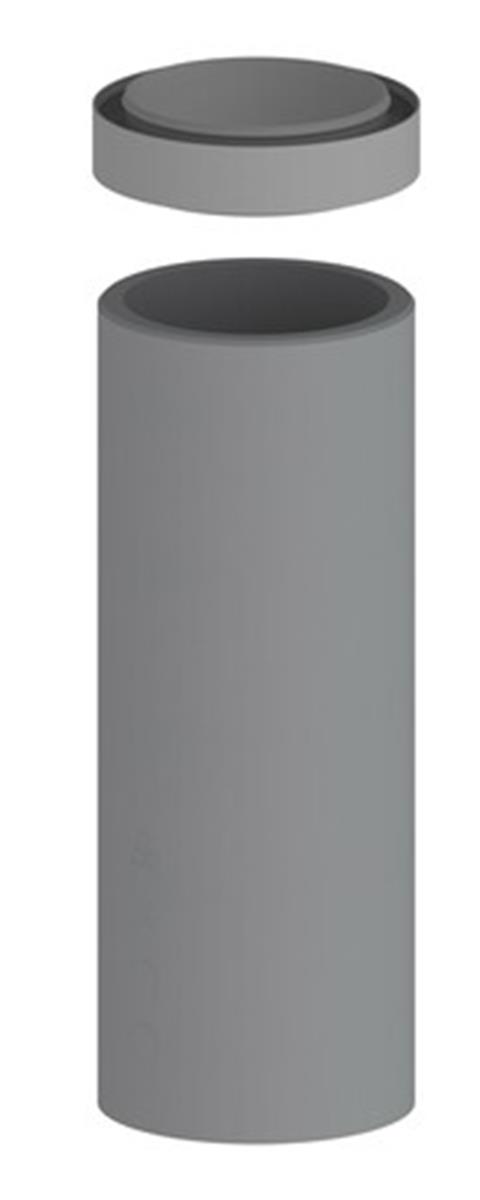 DucoFlex Star - geïsoleerd kanaal met koppelstuk (12/22  D160 - L1000 mm  De goede isolerende eigenschap van dit product voorkomt dat bij de uitblaas van vervuilde lucht of aanzuig van buitenlucht een koudebrug en dus ook condenswater ontstaat.